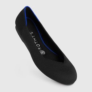 Rothy’s Black Rounded Toe Flats